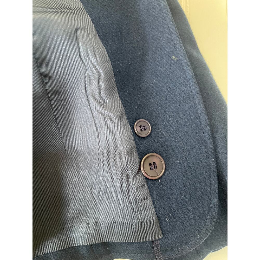 Vintage Pendleton Virgin Wool Blazer Jacket Preppy Navy Made USA Womens 16 - Picture 7 of 9